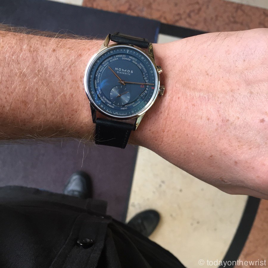 Nomos Zürich Weltzeit true blue - все о часах